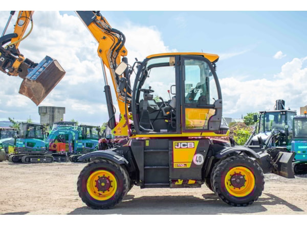 Excavator pe roti JCB Hydradig 110 W de vanzare